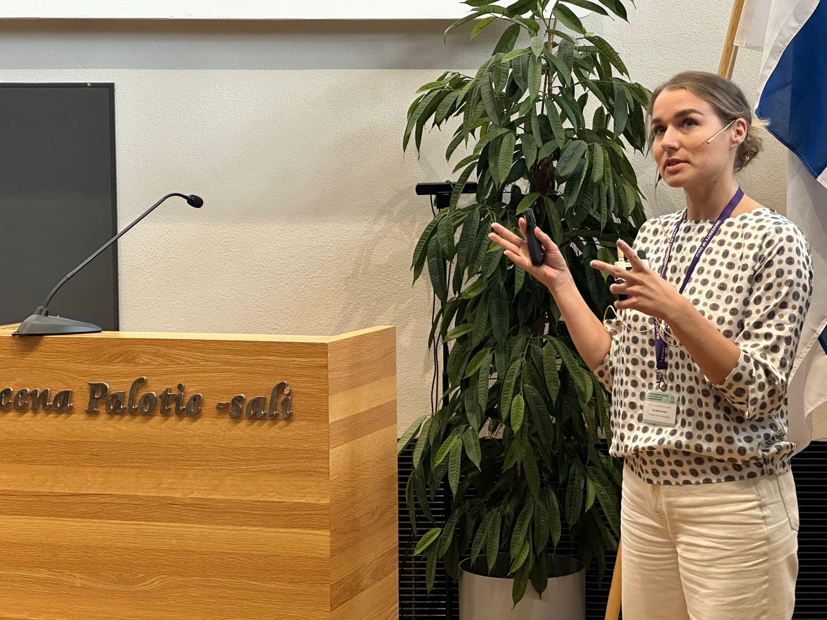 Our final presentation today at Paula Rantakallio Symposium was by Vilte on exploring causal pathways from childhood maltreatment to multimorbidity depressions, coronary artery disease and type 2 diabetes! 💡#Research #Exposome #HealthTech