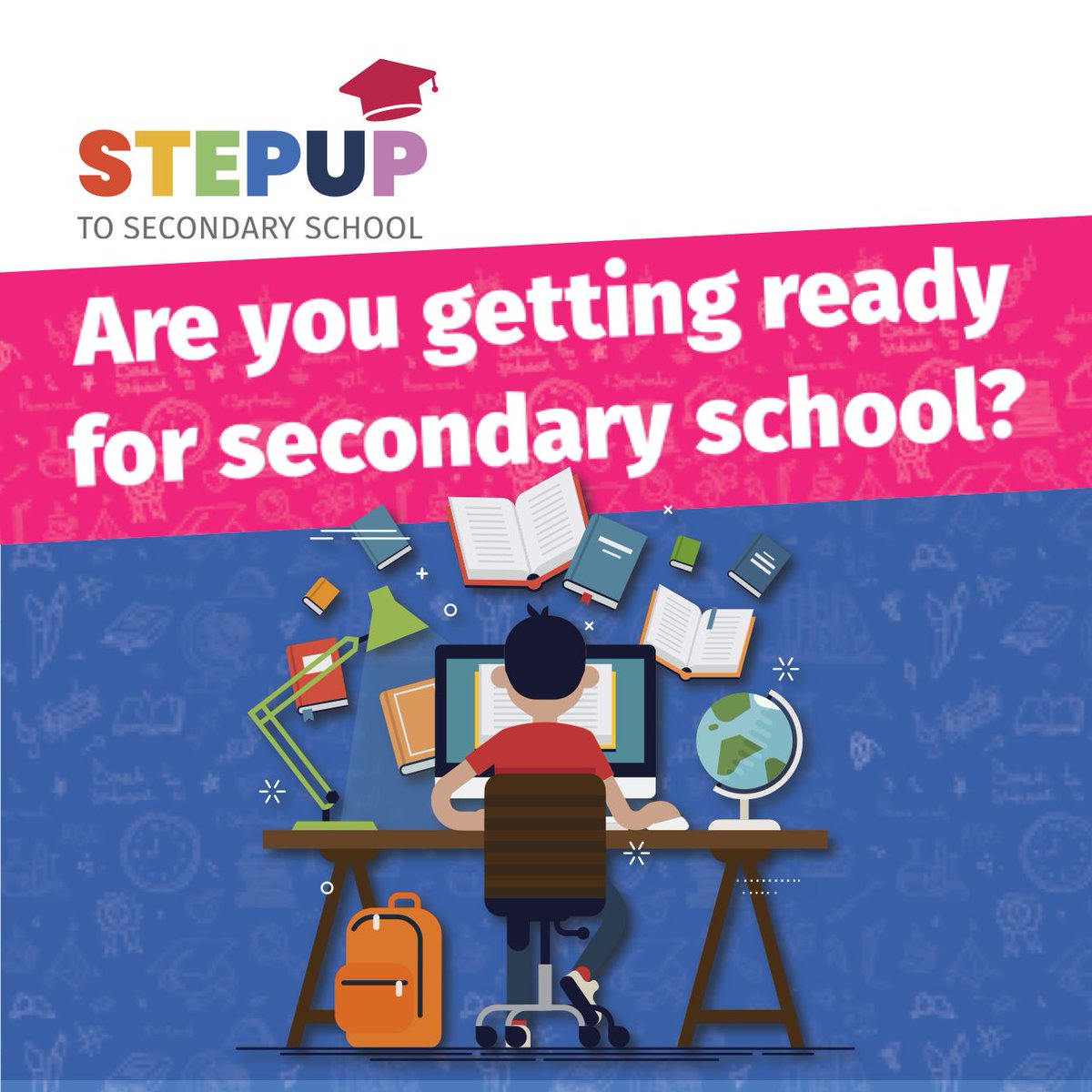 Planet Youth Ireland (@planetyoutheire) on Twitter photo Calling all 6th class parents!
We are hosting the annual "Stepping Up To Secondary School" webinar next Thursday, the 20th June, at 7:00pm, and we'd love to have you there.
Details and registration are at the Step Up website t.ly/scr_T
<a href="/Education_Ire/">Department of Education and Youth</a>
<a href="/HSELive/">HSE Ireland</a> Calling all 6th class parents!
We are hosting the annual "Stepping Up To Secondary School" webinar next Thursday, the 20th June, at 7:00pm, and we'd love to have you there.
Details and registration are at the Step Up website t.ly/scr_T
<a href="/Education_Ire/">Department of Education and Youth</a>
<a href="/HSELive/">HSE Ireland</a>