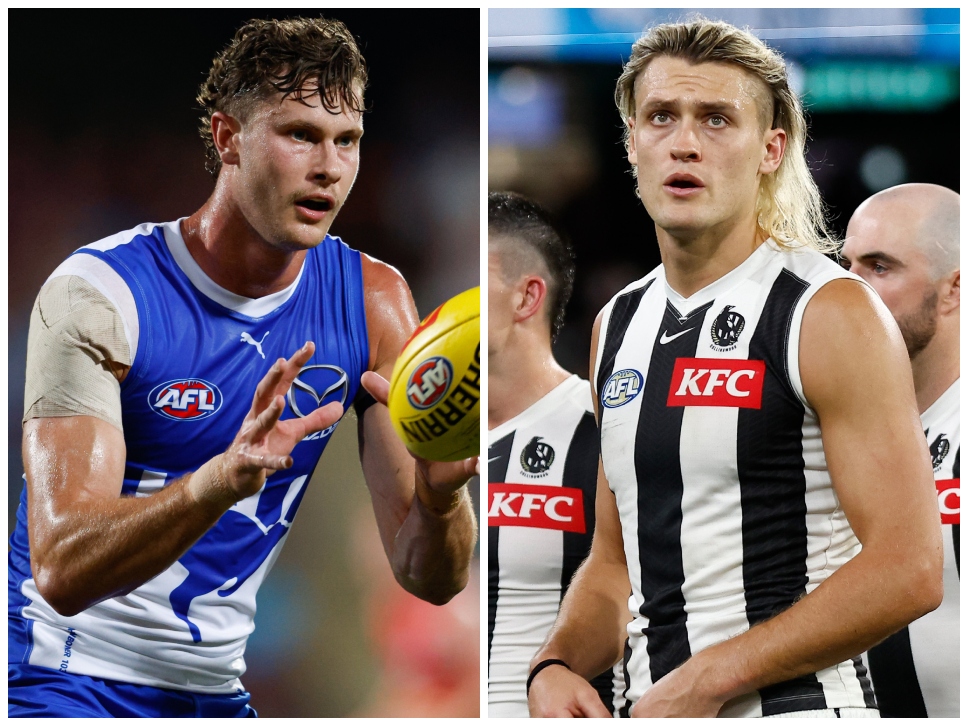 FOXFOOTY's tweet image. “They’ve got a few injuries and whatnot, so I feel like they’re really, really gettable for us this week." 

Can the Roos cause a huge upset? 🤔

MORE: bit.ly/3RsXcvM