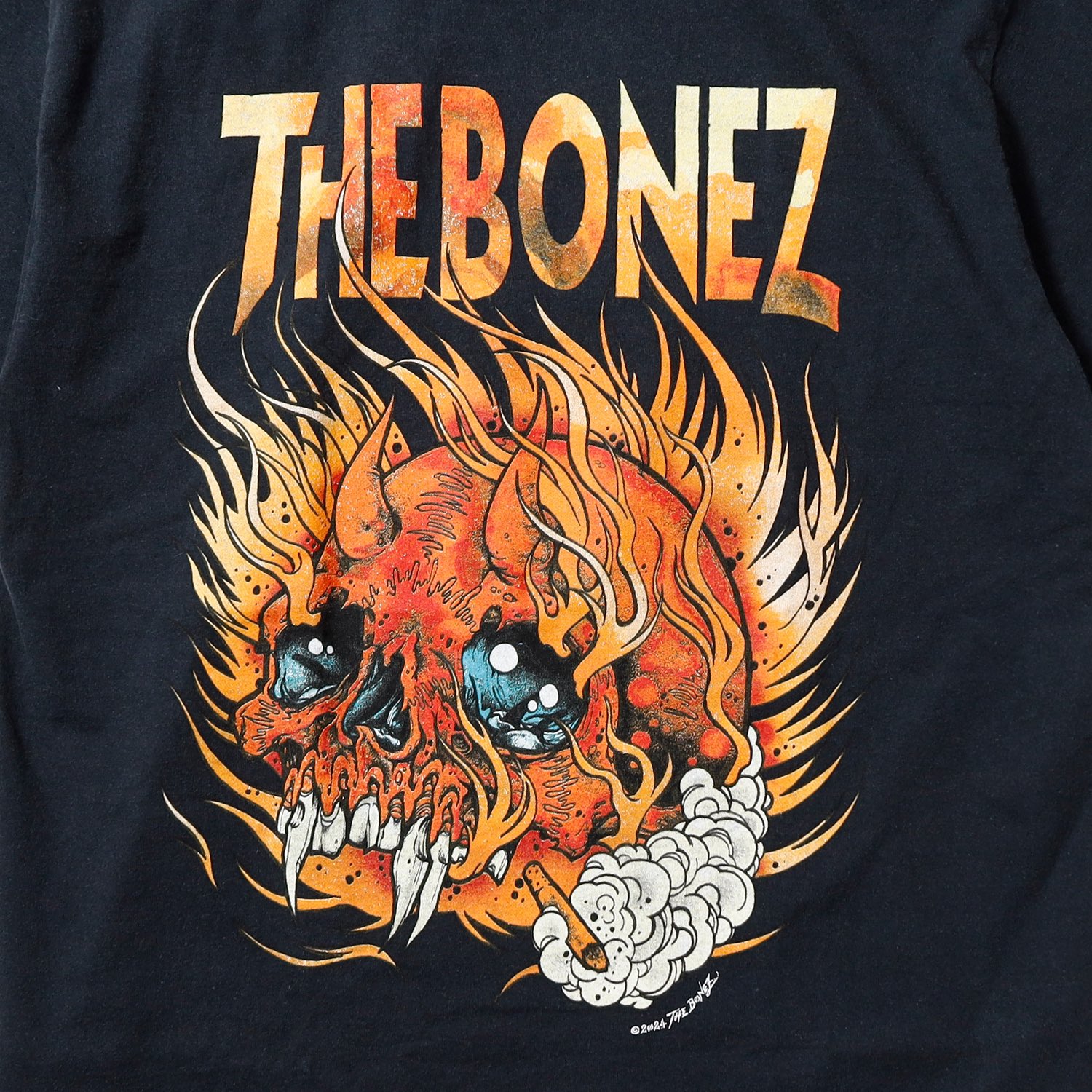 ミュージシャン The Bonez Vintage Demon Skull T XXL The BONEZ