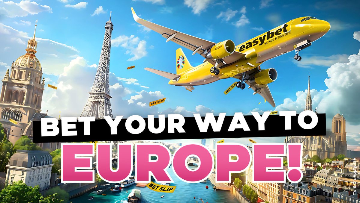 Carolinerathabe's tweet photo. Don’t miss out on this opportunity to Bet Your Way to Europe and there are other prizes to be won by betting on the 2024 Euros Tournament.

Promotion run from 1 June 2023 to 14 July 2024

Grand Prize Win a 7-night stay in a 5-star European hotel, including flights!

Join Easybet here https://t.co/VCunR4AgBR   and today might be your lucky day 

Use Promo code: CAROL50 and get yourself R50 voucher

Happy betting 💛T&Cs apply 🔞

￼
