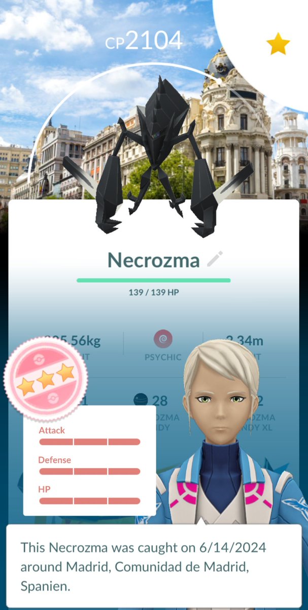 3rd Necrozma...let's gooooooo
#necrozma #pokemongo #gofestmadrid