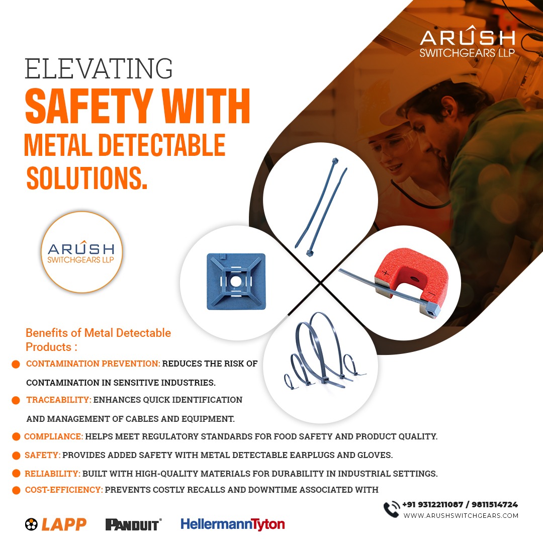 ASwitchgears's tweet image. Enhancing safety with innovative metal detectable solutions
#ArushSwitchgears
#SwitchgearSolutions
#ReliableTools
#QualitySwitchgears
#ToolSuppliers
#IndustrialTools
#ElectricalTools
#PowerDistribution
#EngineeringSolutions
#SwitchgearExperts
#IndustrialSupplies
#trustedtools