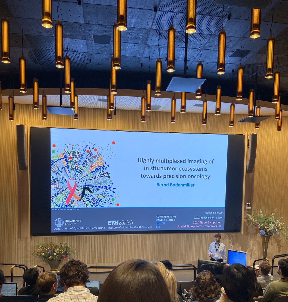 Bodenmiller lab (@bodenmillerlab) on Twitter photo Very excited to have presented our work during the 2024 Nobel Symposia “Spatial Biology In The Genomics Era” at the <a href="/ScienceAcad/">Science Academy</a> in Stockholm alongside leaders in the field of #spatialbiology and #precisionmedicine. Very excited to have presented our work during the 2024 Nobel Symposia “Spatial Biology In The Genomics Era” at the <a href="/ScienceAcad/">Science Academy</a> in Stockholm alongside leaders in the field of #spatialbiology and #precisionmedicine.