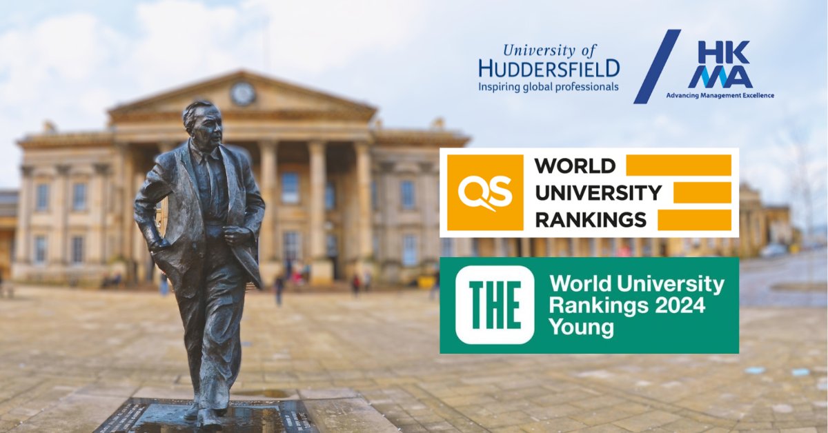HKMAChannel's tweet photo. Congratulations to @HuddersfieldUni, the Most Improved University in UK (QS World University Rankings 2025) &amp; the highest-ranked UK University (Times Higher Education's Young University Rankings 2024). Check out the degree programmes offered in HK: https://t.co/CLsD03rqyd https://t.co/StrETFgxD4