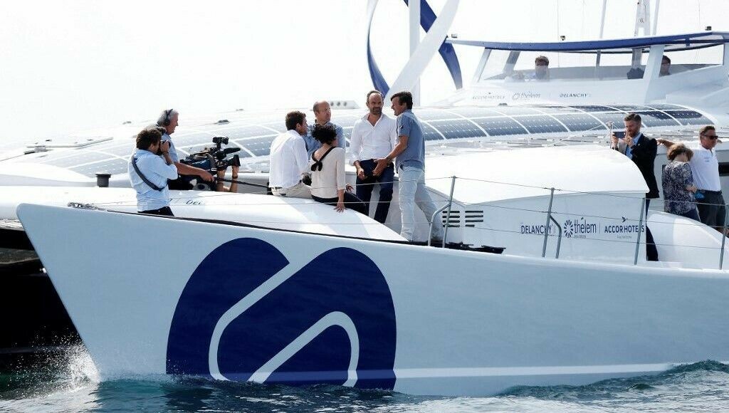 franceinter's tweet photo. Après une odyssée de sept ans, le catamaran-laboratoire @energy_observer est de retour à Saint-Malo. ➡️ https://t.co/9fc2mdXVct
Didier Bouix, ingénieur au @CEA_Liten, était l'invité de 6h20.
#EnergyObserver #Énergie #Hydrogène #Le69Inter https://t.co/qm8qQlsJui