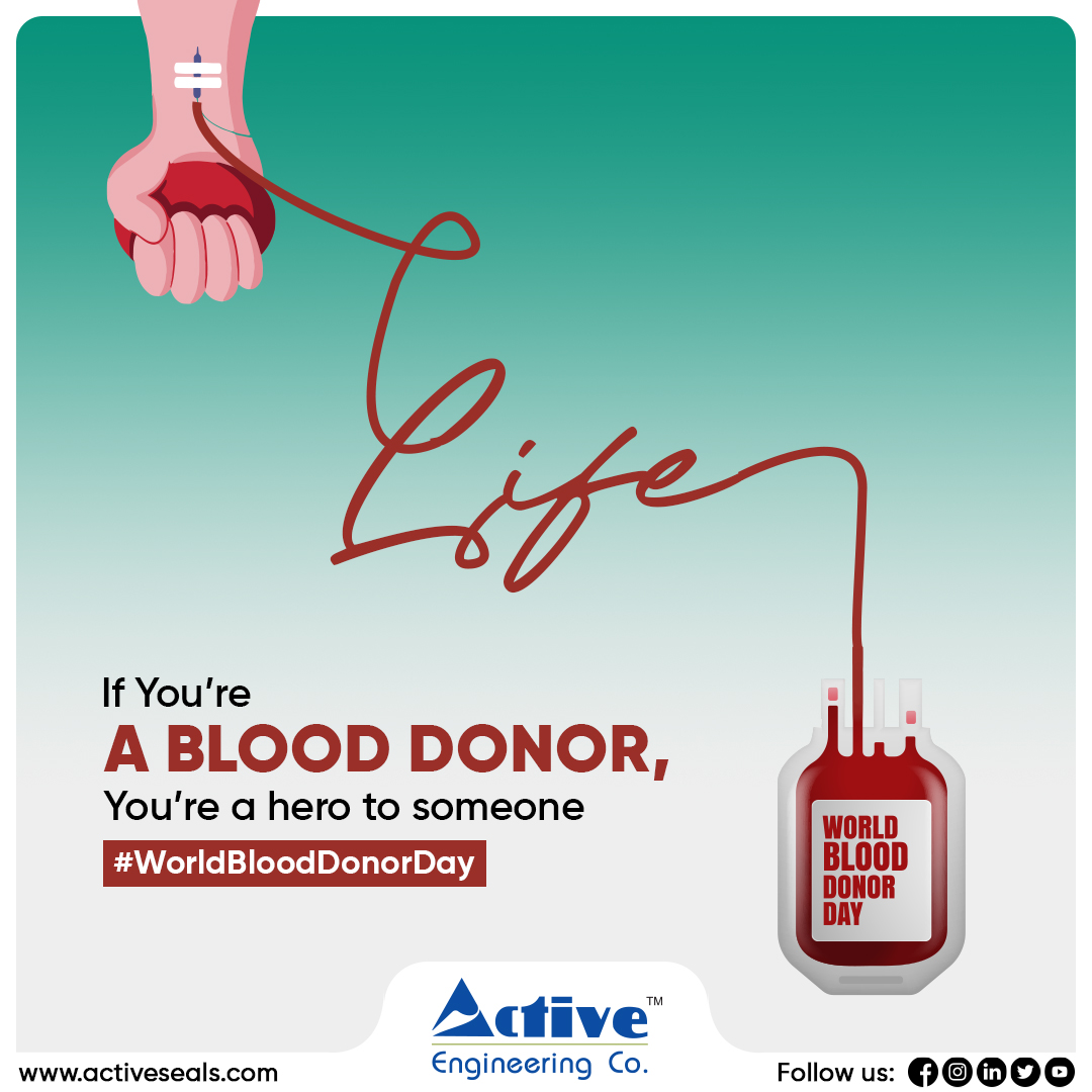 activepump's tweet image. Regular blood donation by a sufficient number of healthy people is needed to ensure that blood will always be available whenever and wherever it is needed.

#activeengineeringcompany #worldblooddonorday #blood #donor #savelife #savelives #life #blood #blooddonationcamp