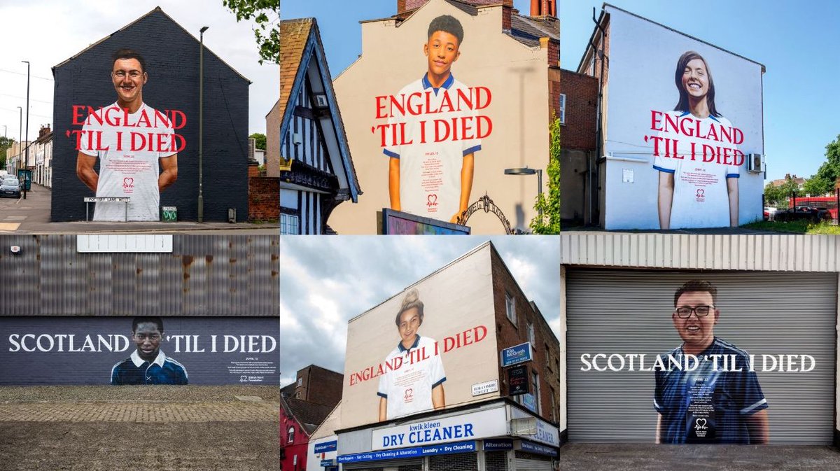 FreshPharma's tweet image. 12 individual murals hand-painted by OOH production agency Grand Visual, reflect the fact that 12 young lives are tragically lost to sudden cardiac death every single week in the UK.