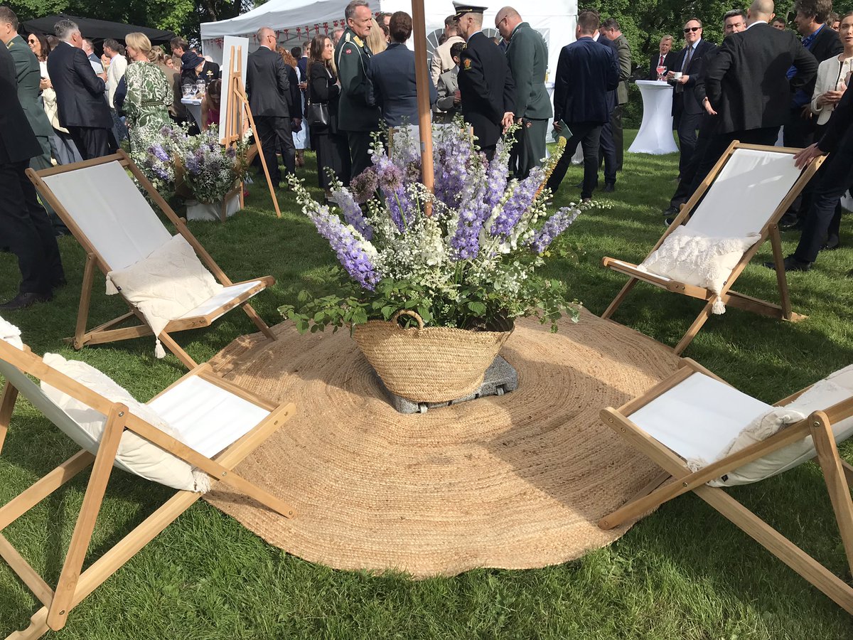 KittyCorbet's tweet photo. When a beautiful bit of #Highgrove came to #Oslo - Happy birthday King Charles @UKinNorway. https://t.co/aZ79pqUmQY