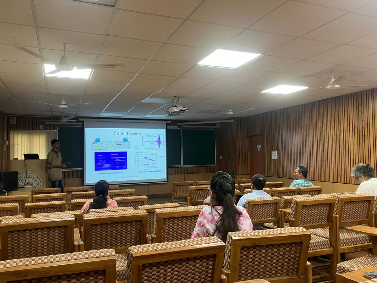appliedmechiitk's tweet photo. Atul Anil Chandak of our research group has successfully defended his https://t.co/oWkinhedQu thesis titled “Estimation of elastic constants by ultrasonic ToFD and guided waves using traditional optimization and deep learning methods” on June 12, 2024.  
Congratulations, Atul!💐 https://t.co/JL5UJ6snTW