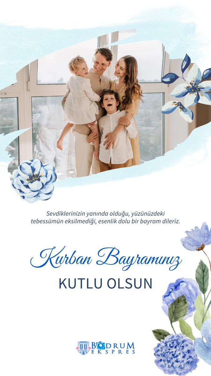 Sevdiklerinizle sağlık ve huzur dolu bir bayram geçirmenizi temenni eder, bayramın coşkusu ve birlikteliğiyle nice güzel anılar biriktirmenizi dileriz. Kurban Bayramımız mübarek olsun.

#KurbanBayramı #Kurban #Bayram #MutluBayramlar #HayırlıBayramlar