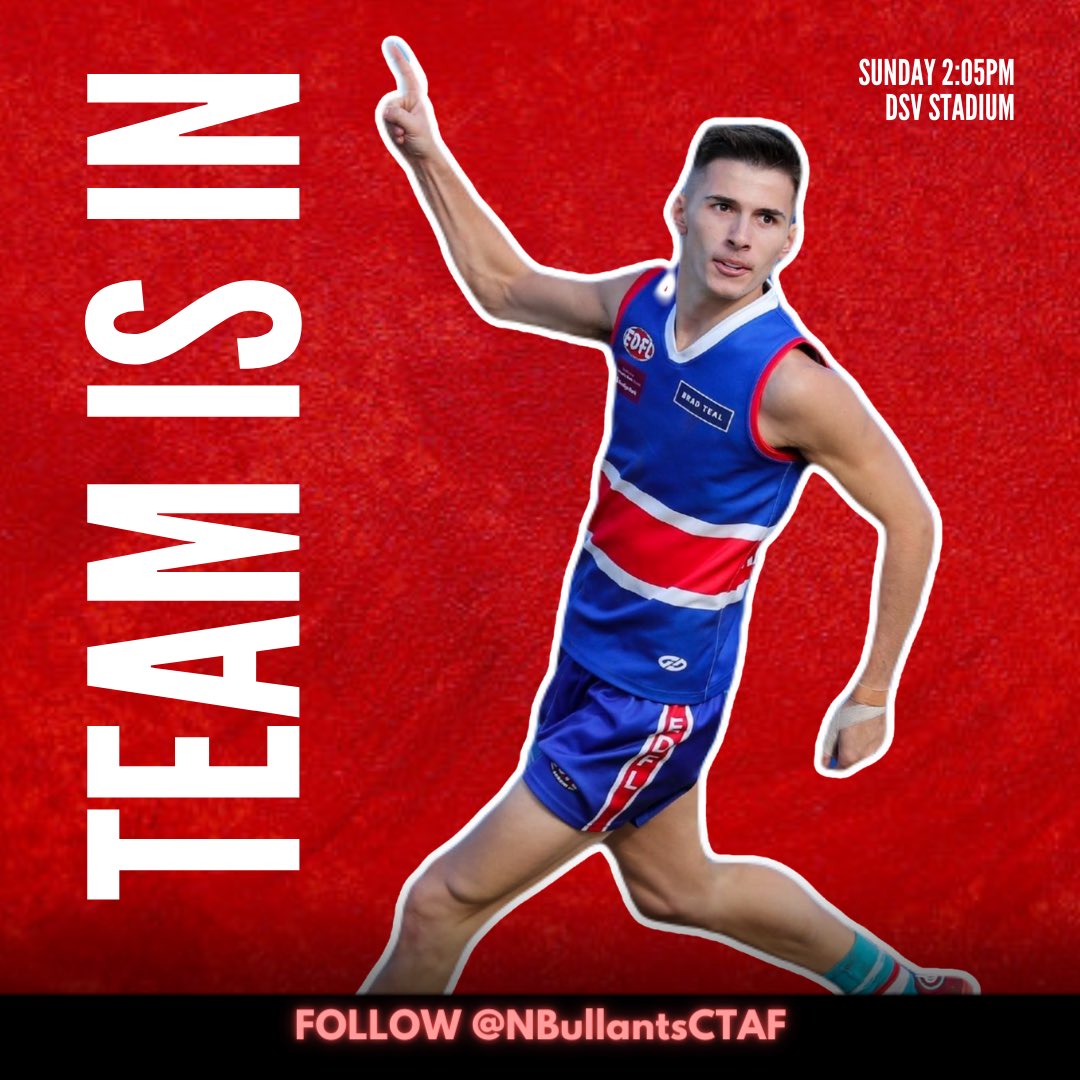 NBullantsCTAF's tweet photo. THE TEAM IS IN and it is HUGE – Christos Kosmas from Keilor to debut on Sunday! https://t.co/V4Sbveps5i