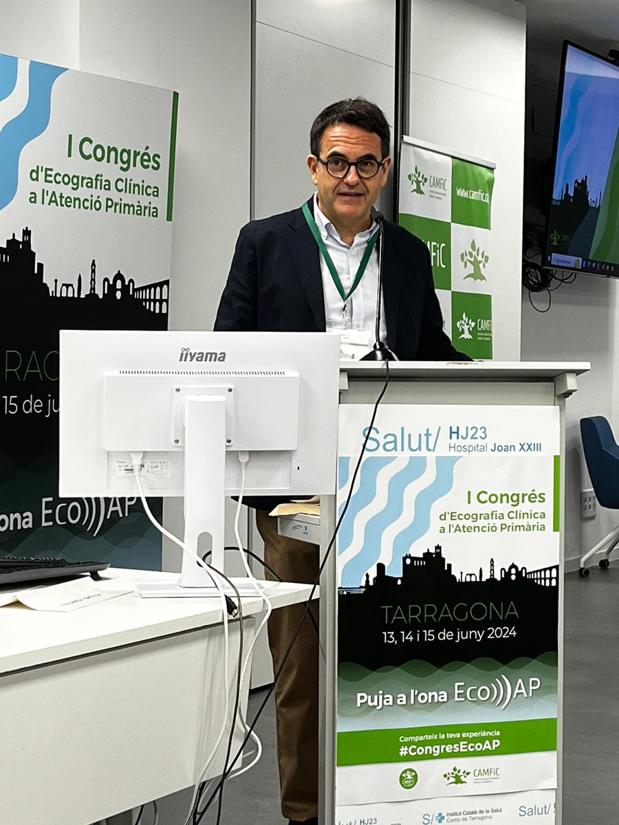 CAMFiC's tweet photo. Benvinguts al segon dia del #CongresEcoAP. Acte inaugural amb la Dra. Yolanda Ortgea, el Dr. Pere Guirado @hommerpg, el Dr. @A_SisoAlmirall, la Dra. Olga Ochoa, gerent de l'Atenció Primària d' @apicstgn i la Dra. Teresa Auguet, vicedegana de la #URV. 
#Tarragona #CAMFiC #eco2024 https://t.co/mCszpx5Gxs