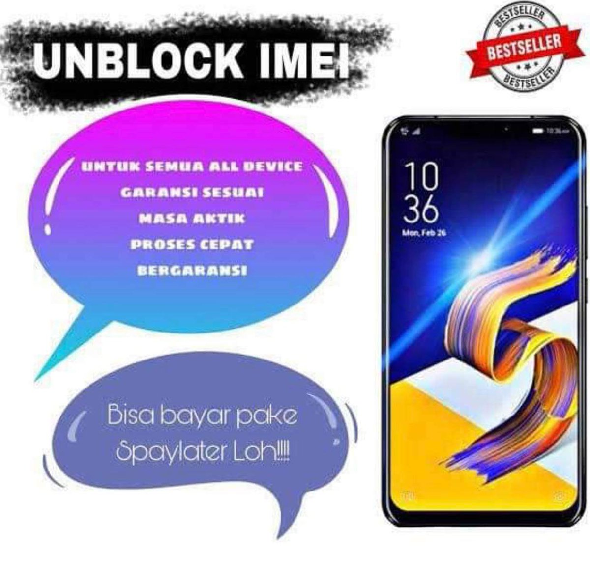 OPEN JASA UNBLOCK IMEI 🛜

💫 3BULAN 250✔️
💫 PERMANEN KEMENPERIN 850 ✔️
💫 PERMANEN BEA CUKAI 1,150,000✔️

AND BERGARANSI AND TRUSTED✅ 
WA: wa.me/6282171849298
#jastipimei #zonauang #Zonajajan #ZonaBA #zonaimei