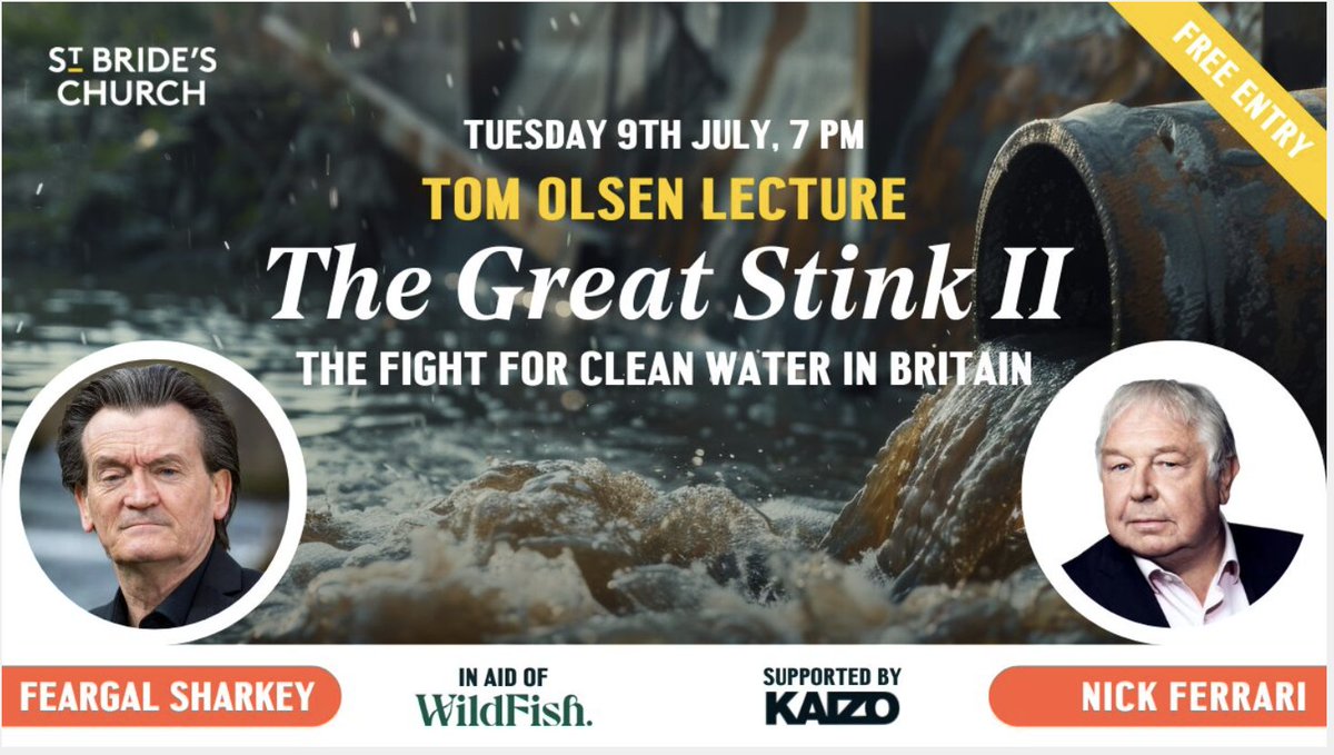 Feargal_Sharkey's tweet image. Did I mention I that I've been asked to give the Tom Olsen Lecture, in conversation with @NickFerrariLBC Tuesday 9th July, ST Bride's, 7:00 pm.
Registration is free. 👇
stbrides.com/events/olsen-l…