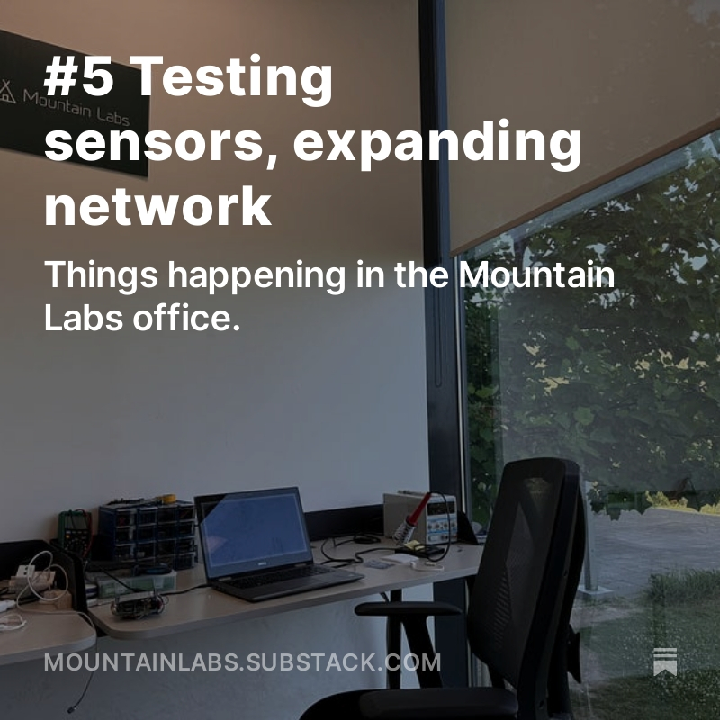It looks like we will be in the office this summer. We postponed the holiday plans. Mountains can wait :) 

The 5th post on the Mountain Labs Newsletter is published. Link 👇mountainlabs.substack.com/p/5-testing-se…