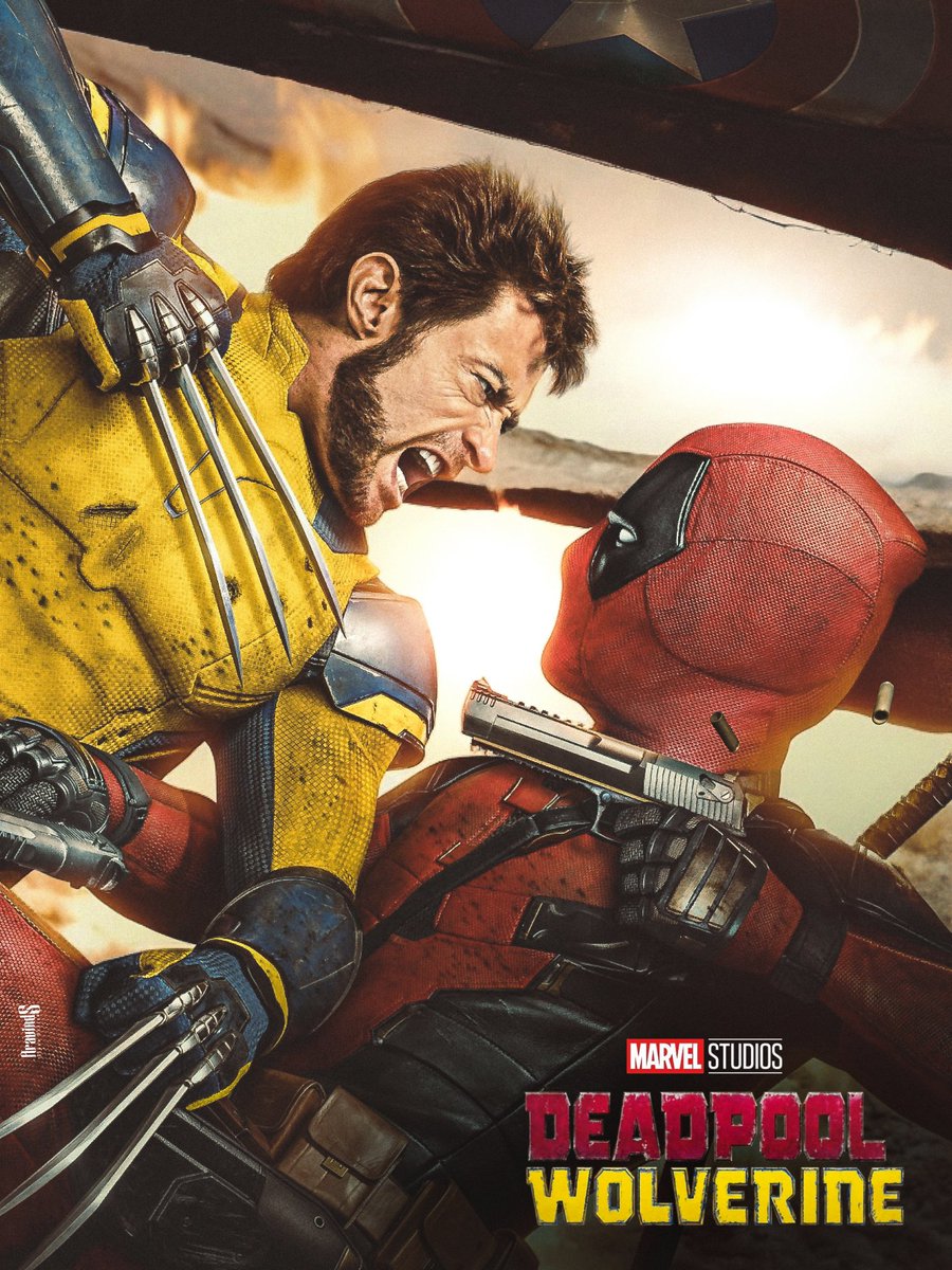 AravindSSivan07's tweet photo. Here is my design for 
#DeadpoolAndWolverine 💥 https://t.co/a0iRmnRa19