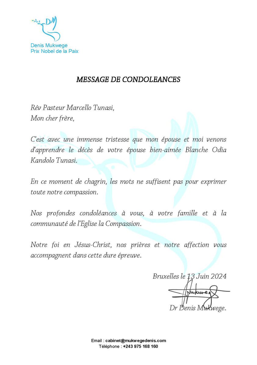 Mukwege Support tweet media