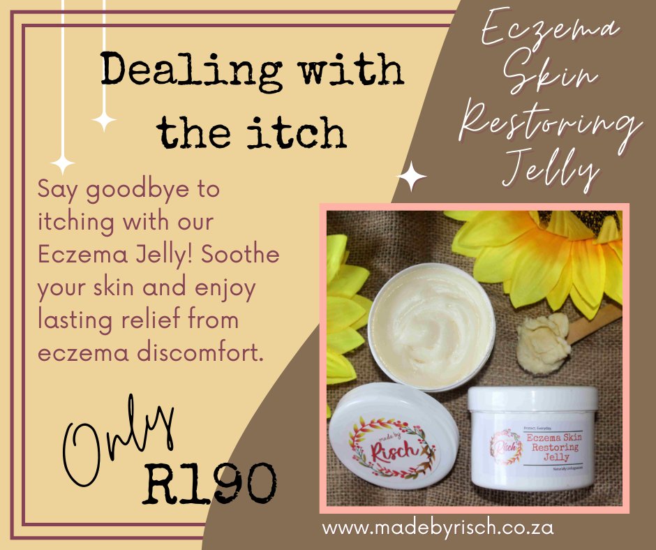 madebyrisch's tweet photo. 🌿 Banish the eczema itch with our Eczema Skin Restoring Jelly! 🌿

Tired of the relentless eczema itch? Our Jelly provides instant, soothing relief. Fast-absorbing and safe for all ages, it’s your go-to solution for lasting comfort.

Get your relief here: https://t.co/nFbf34Q9CD https://t.co/RzJgzqAnIf