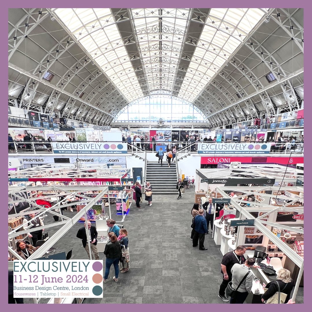 After a fantastic week at #Exclusively2024 we’re looking forward to next year, with exhibitors already signing up for #Exclusively2025!

If you’d like to be part of next year's show book a stand here - exclusivelyshows.co.uk/exhibit/book-a…

#exclusivelyshow #housewares #tradeshow