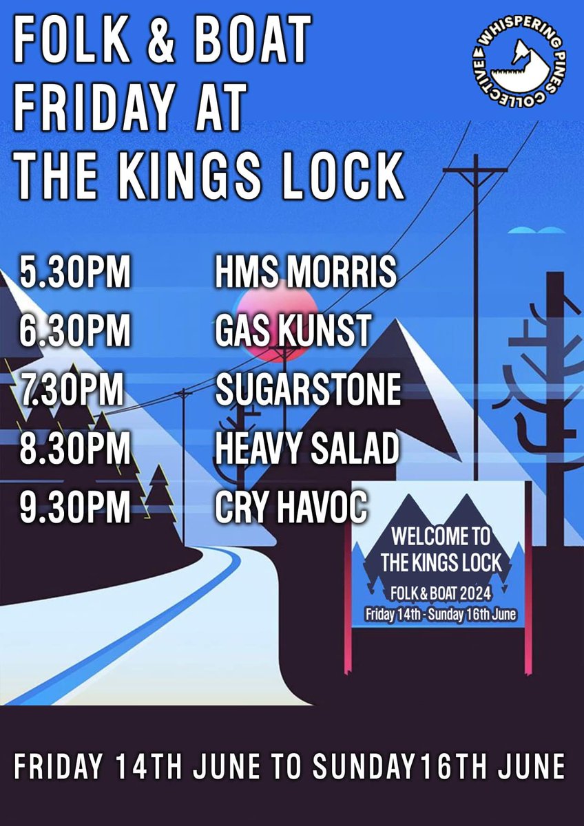 kingslockinn's tweet photo. It's that time again...

And as usual some special beers, two music stages with amazing talent playing throughout the weekend from 5.30 tonight and a nice big rainproof marquee behind the pub.

Say again - if there's rain, the King's Lock marquee is the place to be in #middlewich https://t.co/oov7NNDPxK