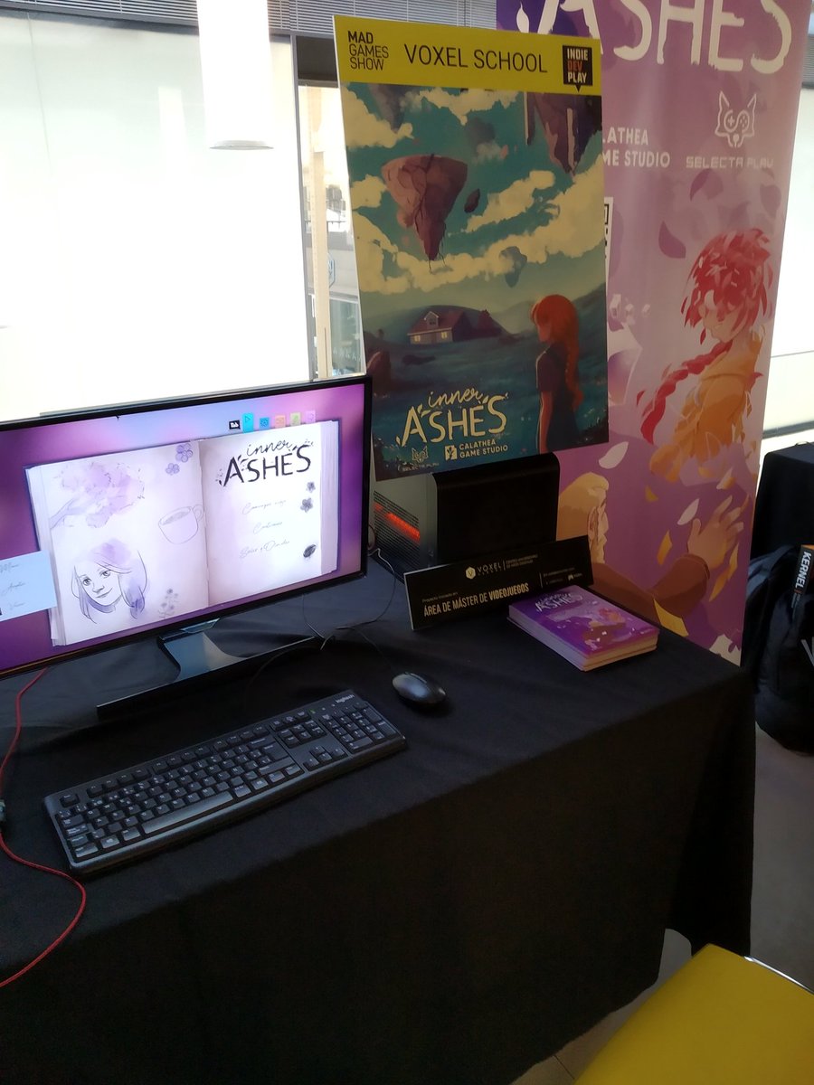 innerashesgame's tweet photo. Ya estamos listos en el @MadGamesShow, en la segunda planta de la Casa del Lector de @mataderomadrid. https://t.co/vVwkNHVd52