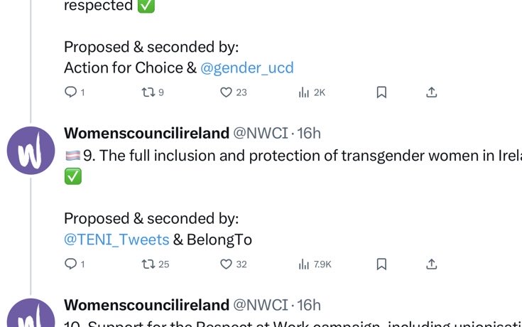 JillKerby's tweet photo. @ShayWoulahan Big fella. He’ll be fine. #WillThomas  However, the @NWCI &amp; their director (another big fella) @sararphillips will be devastated. At their AGM y’day they once again declared their support for every man who claims to be a woman. Like their very own Sara, ex-CEO of @TENI_Tweets 😳 https://t.co/xQRLkbqiad