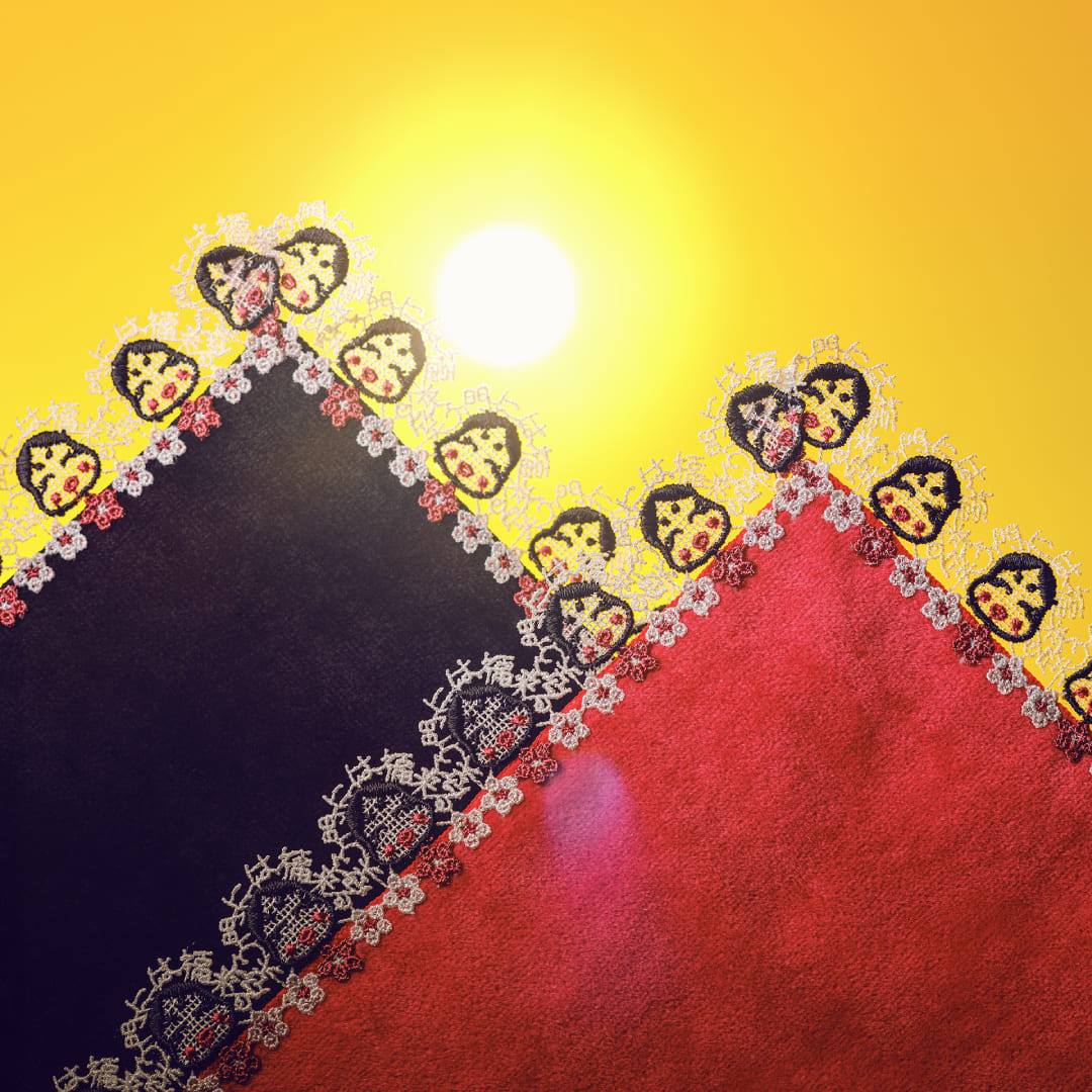 近沢レース　ハンカチ 笑う門には福来る3枚セット 近沢レース ハンカチ 笑う門には福来る3枚セット ☆完売☆ 新品未使用