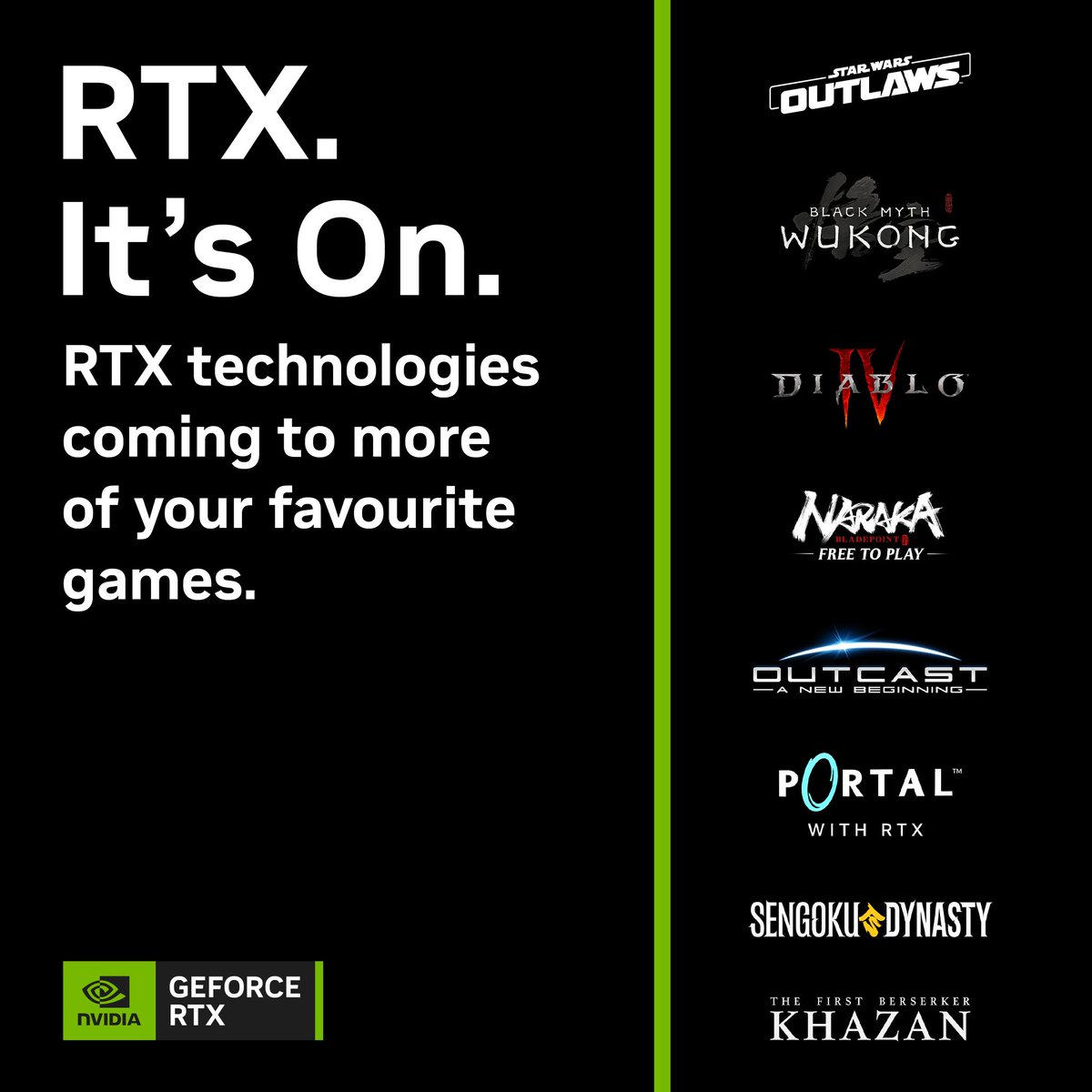 awdit's tweet image. Experience the blazing speed and power of NVIDIA® GeForce RTX™ 40 Series GPUs, designed for both gamers and creators.

🔥 SHOP NOW &amp;gt; tinyurl.com/5e8a3rcz

@nvidiageforceuk

#desktoppc #gamingrig #gaminggear #custompc #battlestations #gamerpc #pcgaming #gaming #NvidiaRTX