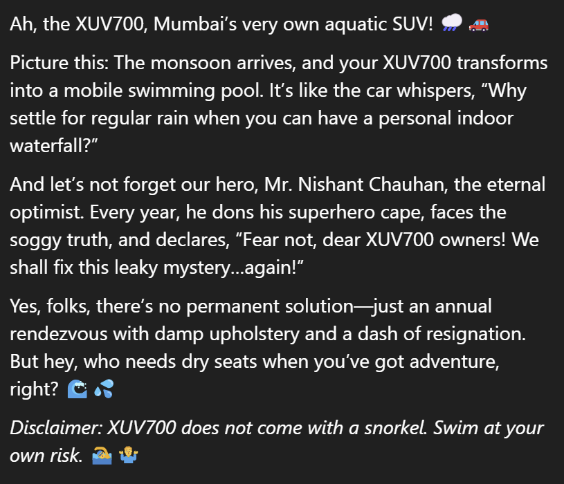 rashesh1995's tweet photo. @anandmahindra Please do the needful. Been more than a year for this problem. Problem occurred in the first year itself within 2months(last year). Again same problem occured this year. https://t.co/DSNC9i6R2B