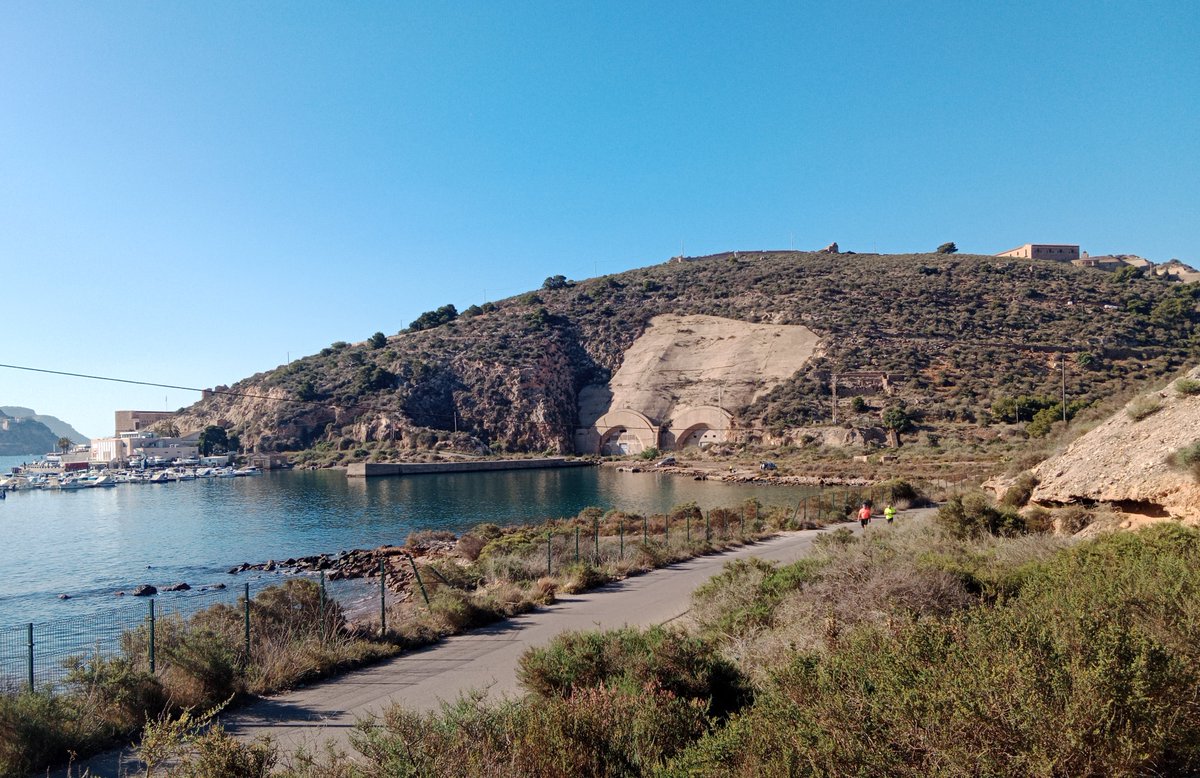 ✔️Design of the Espalmador urban developments, Cartagena, Spain. The area covers approximately 78,000 m², including a floating dock, a breakwater dam, travel lift for ship repair and an access road. Client: <a href="/PuertodeCtg/">Puerto de Cartagena</a>