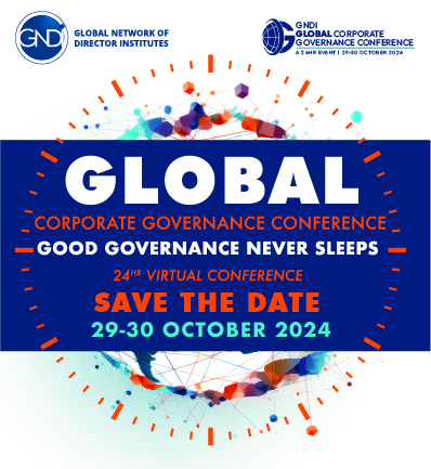 📢 SAVE THE DATE 📢 29–30 Oct 2024 🗓️🌍

Join global governance pros for an unmissable online event! The GNDI conference spans 24 time zones &amp; 7 continents. Registration opens in mid-July. Stay tuned!