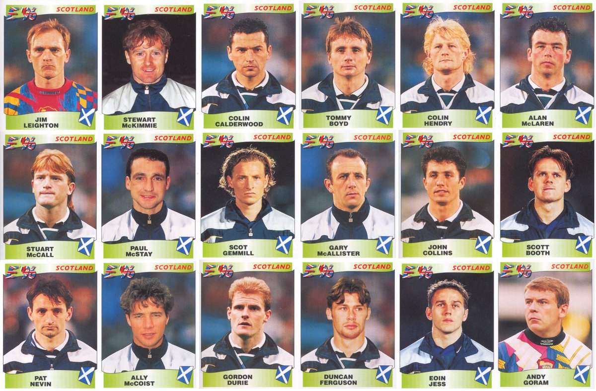 Scotland Euro '96 Panini