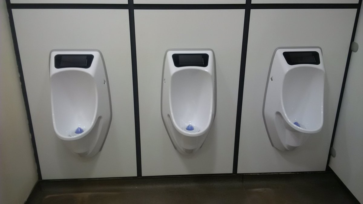 The Ageas Bowl is the  home of Hampshire Cricket. We've installed three URIMAT waterless urinals in the Atrium groundfloor washroom. Each saves 100,000 litres of water per year and enables the display of video messaging on digital screens. ecoprod.co.uk/ageas-bowl/?ut…
