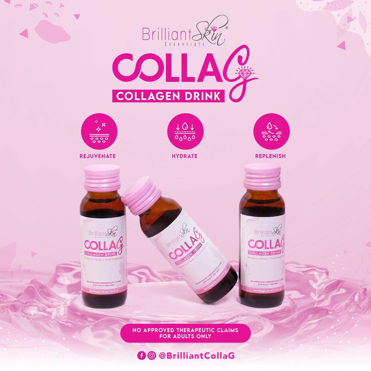 Don’t skip taking Colla G Collagen Drink every day to improve overall skin condition. 😍

#CollaG ✨
#BrilliantSkinEssentials 💎