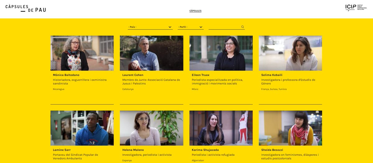 📢Nova #convocatòria: Anàlisi del projecte #CàpsulesdePau

❓Com es defineix la pau i quins missatges prevalen?

📆Termini per presentar propostes: 30 de juny
➕info: icip.cat/ca/qui-som/per…