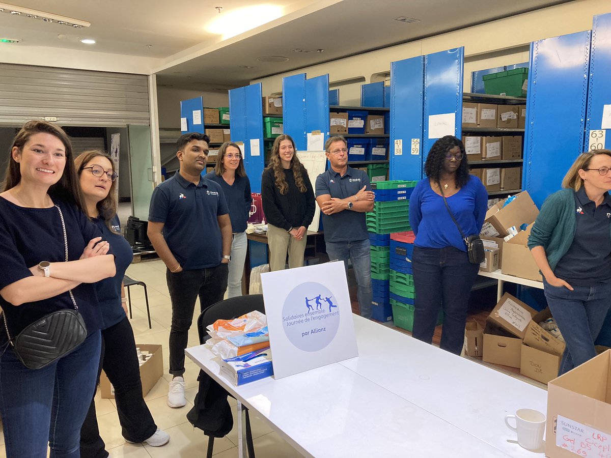 C’est parti pour la 6ème #JournéeEngagement2024 avec @AllianzFrance et <a href="/phsolidaires/">PHARMA solidaires</a> .
Avec + de 600 autres #Allianzers répartis dans 48 sites en France, agissons concrètement pour la 6ème fois au service d’une association d’intérêt général.
#AllianzSEngage
#SolidairesEnsemble