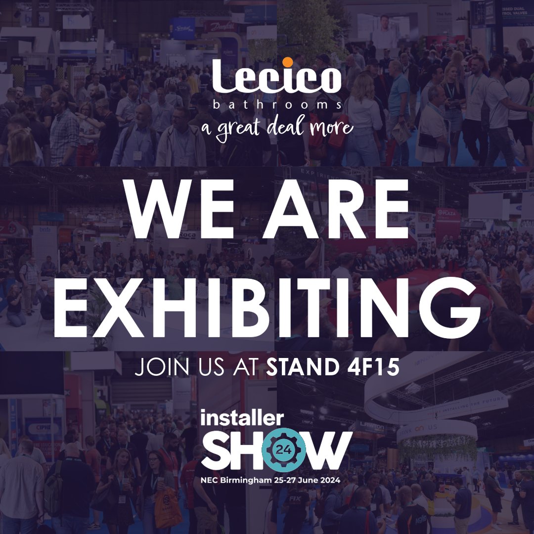 We are excited to be exhibiting at the this years Installer Show. We cant wait to showcase our exciting new product ranges and sustainable bathroom solutions. Pop by and join us for a beer at our stand 4F15.