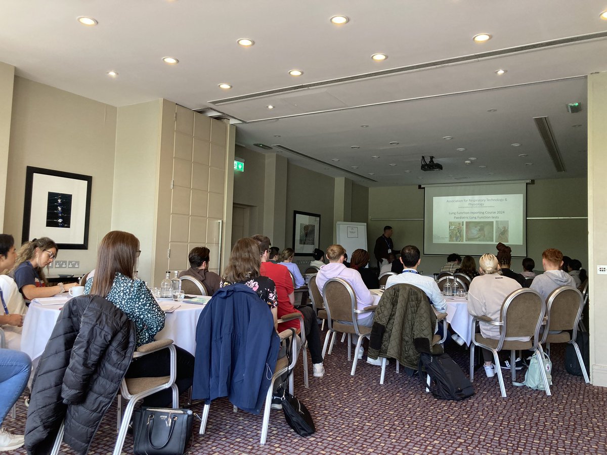 Paul kicking off day 2 of the ARTP Lung Function Interpretation Course with some paediatric reporting. The sun ☀️ has also come out to join us today! <a href="/ARTP_News/">ARTP</a> <a href="/ARTP_Chair/">ARTP Chair</a>