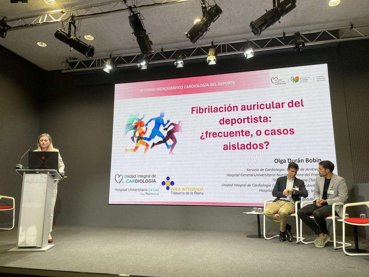 GT Cardio Deporte SEC (@gtdeporsec) on Twitter photo Empieza nuestro VI curso #CardiologiaDeportiva con la 1a mesa: Tecnología aplicada. Importancia de la frecuencia cardiaca en seguimiento del deportista. Fibrilación auricular del deportista
<a href="/secardiologia/">Soc Esp Cardiología</a> <a href="/alegadella/">Alejandro Gadella</a> <a href="/juanquiles/">Juan Quiles</a> <a href="/odbobin/">Olga Durán Bobin</a> Empieza nuestro VI curso #CardiologiaDeportiva con la 1a mesa: Tecnología aplicada. Importancia de la frecuencia cardiaca en seguimiento del deportista. Fibrilación auricular del deportista
<a href="/secardiologia/">Soc Esp Cardiología</a> <a href="/alegadella/">Alejandro Gadella</a> <a href="/juanquiles/">Juan Quiles</a> <a href="/odbobin/">Olga Durán Bobin</a>