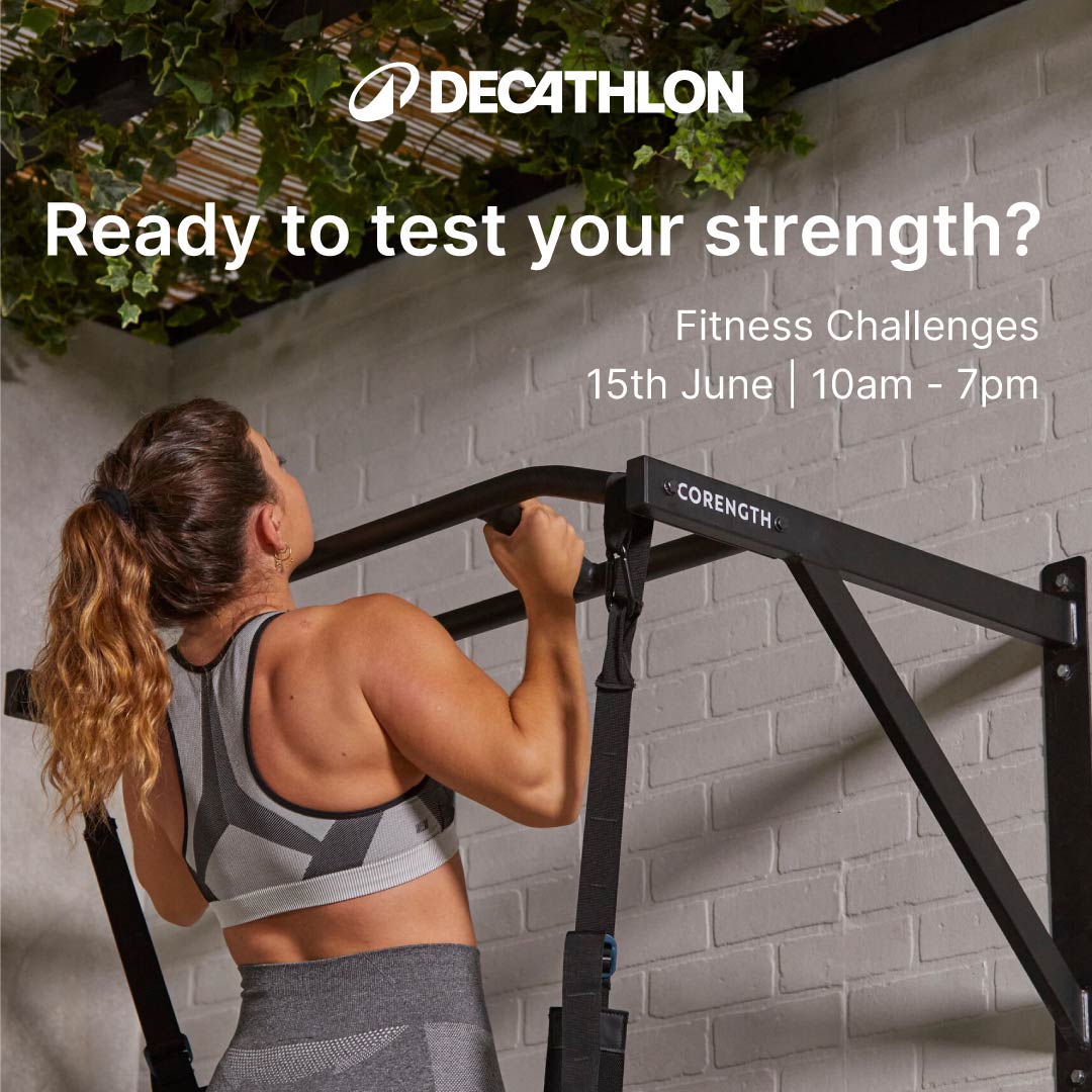 💪 Ready to Test Your Strength? 💪

Join us for an epic in-store fitness event at Decathlon Baile Munna and Luimneach! 🏋️‍♂️🏃‍♀️