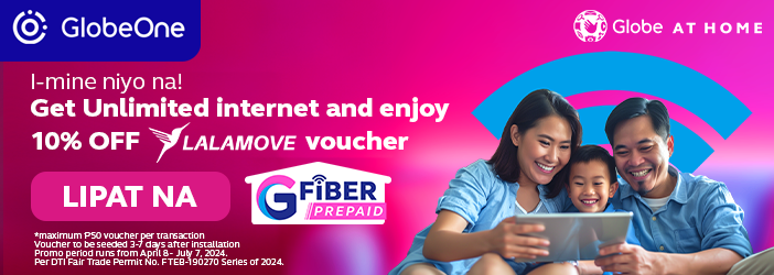 BenteUnodotcom's tweet image. Globe GFiber Prepaid, Lalamove bring together reliable connectivity with dependable deliveries dlvr.it/T8GJLm #Globe #GlobeAtHome #Lalamove 👇👇👇 Click to read