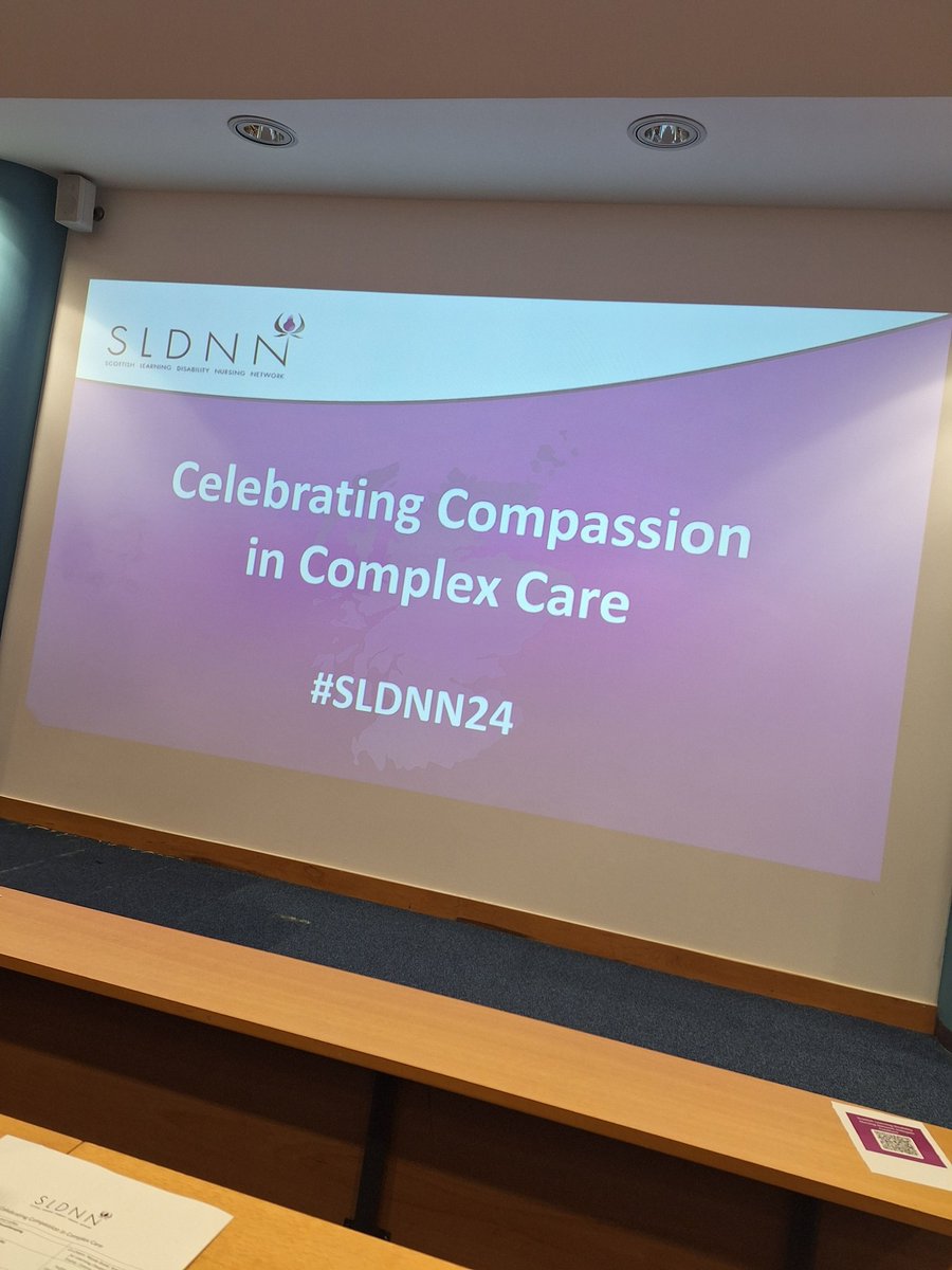 Looking forward to a day of celebrating compassion in complex care at <a href="/SLDNN6/">SLDNN</a> #SLDNN24 💜💙