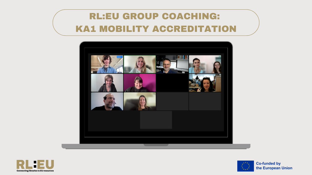 LibrariesEU's tweet image. ✏️ This week&apos;s #ResourcingLibraries group coaching gathered librarians from 🇮🇹 🇫🇷 🇸🇮 🇬🇷 🇱🇻 to learn more about KA1 Mobility Accreditation in preparation for the October 2024 deadline!

Interested in learning more or getting 1-on-1 mentoring? Visit ➡️ resourcing-libraries.eu