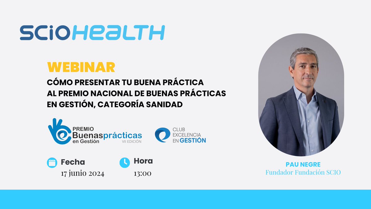 Comtec (@comtecquality) on Twitter photo WEBINAR: <a href="/Pau_Negre/">Pau Negre Nogueras</a>, experto en modelos de gestión y socio fundador de <a href="/FundacionScio/">SCIO</a>, nos explicará:
☑ Cómo detectar proyectos
☑ Cuáles son los criterios de evaluación del Premio Nacional de BPG <a href="/Club_Excelencia/">ClubExcelencia-CEG</a>
👉INSCRIPCIONES: comtecquality.com/evento/como-pr… WEBINAR: <a href="/Pau_Negre/">Pau Negre Nogueras</a>, experto en modelos de gestión y socio fundador de <a href="/FundacionScio/">SCIO</a>, nos explicará:
☑ Cómo detectar proyectos
☑ Cuáles son los criterios de evaluación del Premio Nacional de BPG <a href="/Club_Excelencia/">ClubExcelencia-CEG</a>
👉INSCRIPCIONES: comtecquality.com/evento/como-pr…