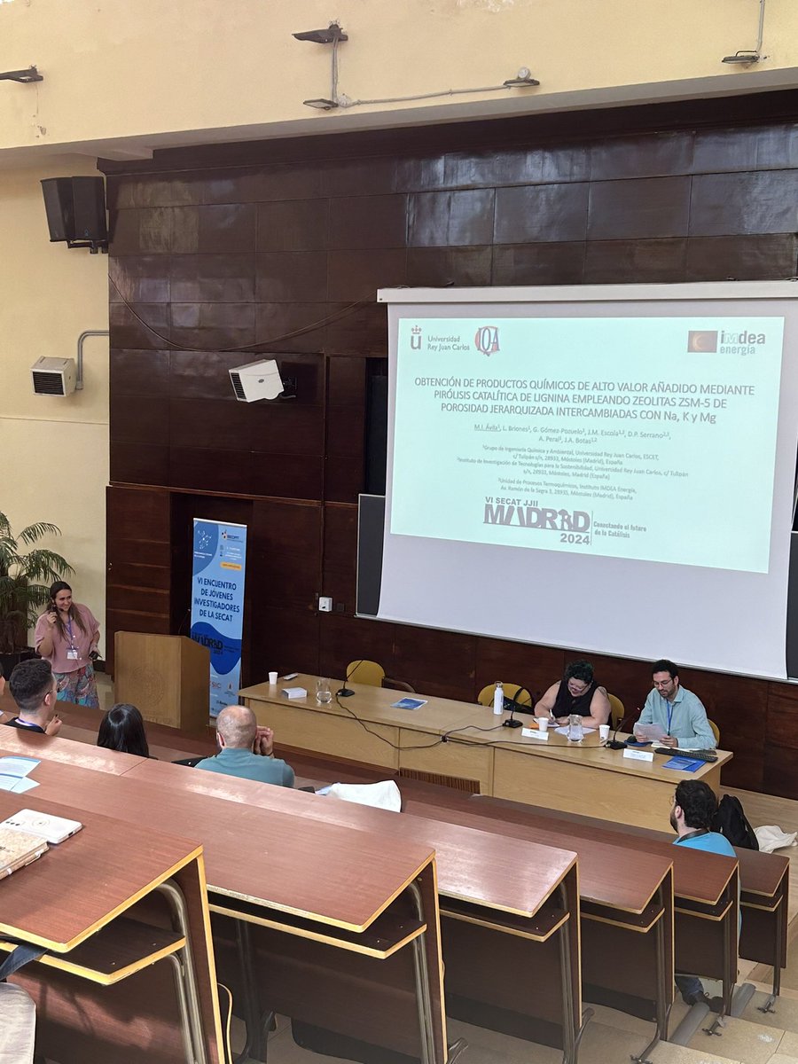 Comenzamos la VI Sesión de Orales centrados principalmente en Biomasa y otras aplicaciones industriales de los catalizadores.