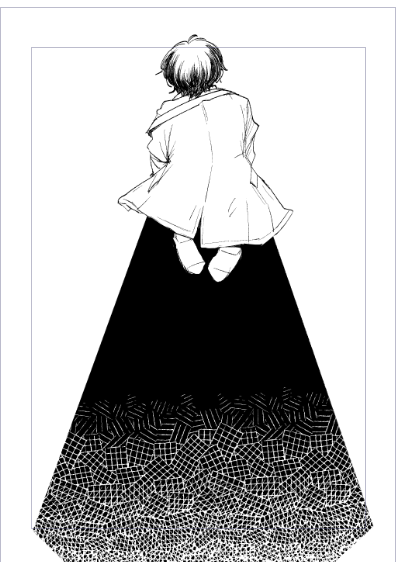 新刊3の表紙と一部です。スケジュールの関係でほんとトーンや背景効果なしのざかざか漫画です 