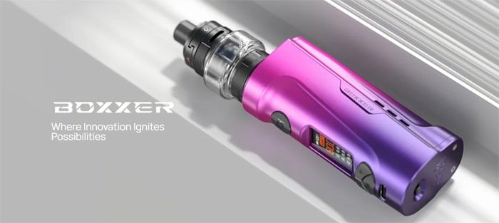 EcigClick's tweet image. Here we have the first of 3 new proper #BoxMod &amp;amp; #SubOhmTank kits from Aspire!

Our Shell tells you all about the new @aspirecigs Boxxer Kit in her preview 👉    bit.ly/3VpFnyR

#Aspire #Boxxer #AspireBoxxer #Vape #Vaping #VapeKit #Ecigclick