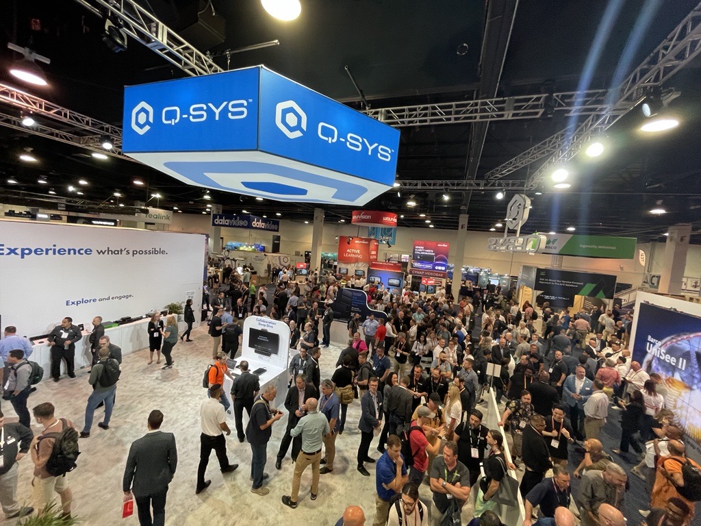 QSYS_AVC's tweet photo. What a day! We had so much fun the first 2 days of #Infocomm2024 chatting with our partners and everyone else that stopped by our booth #C5321 and demo room #N115.
So excited for tomorrow!
#qsys #AVTweeps https://t.co/FE4BgBxbkT