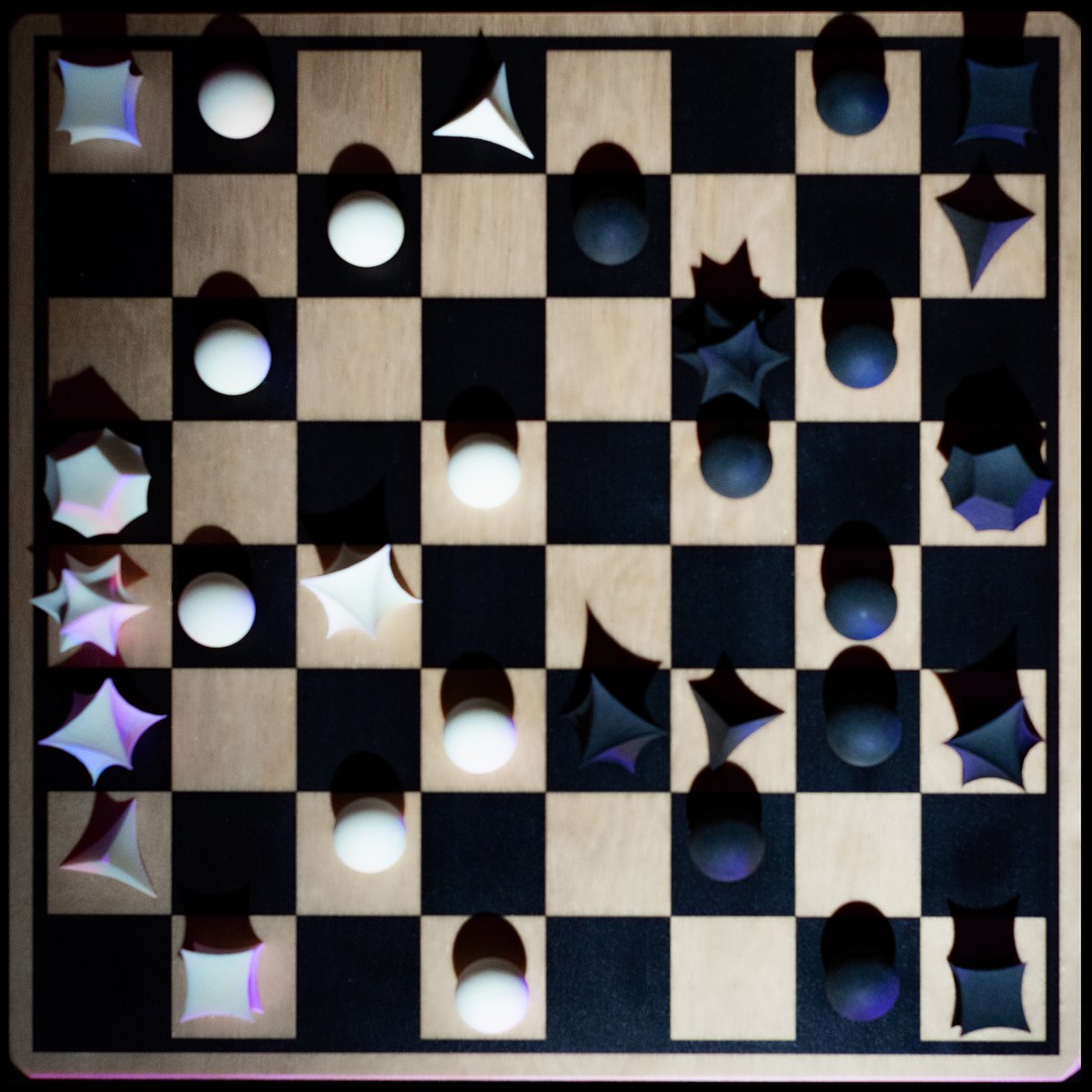 jasonamartineau's tweet image. New shapes for Chaturanga.
shpws.me/SsZl via @shapeways.

#chess #chessset #hyperbolicgeometry #floweroflife #chesspieces #sacredgeometry #3dprinting